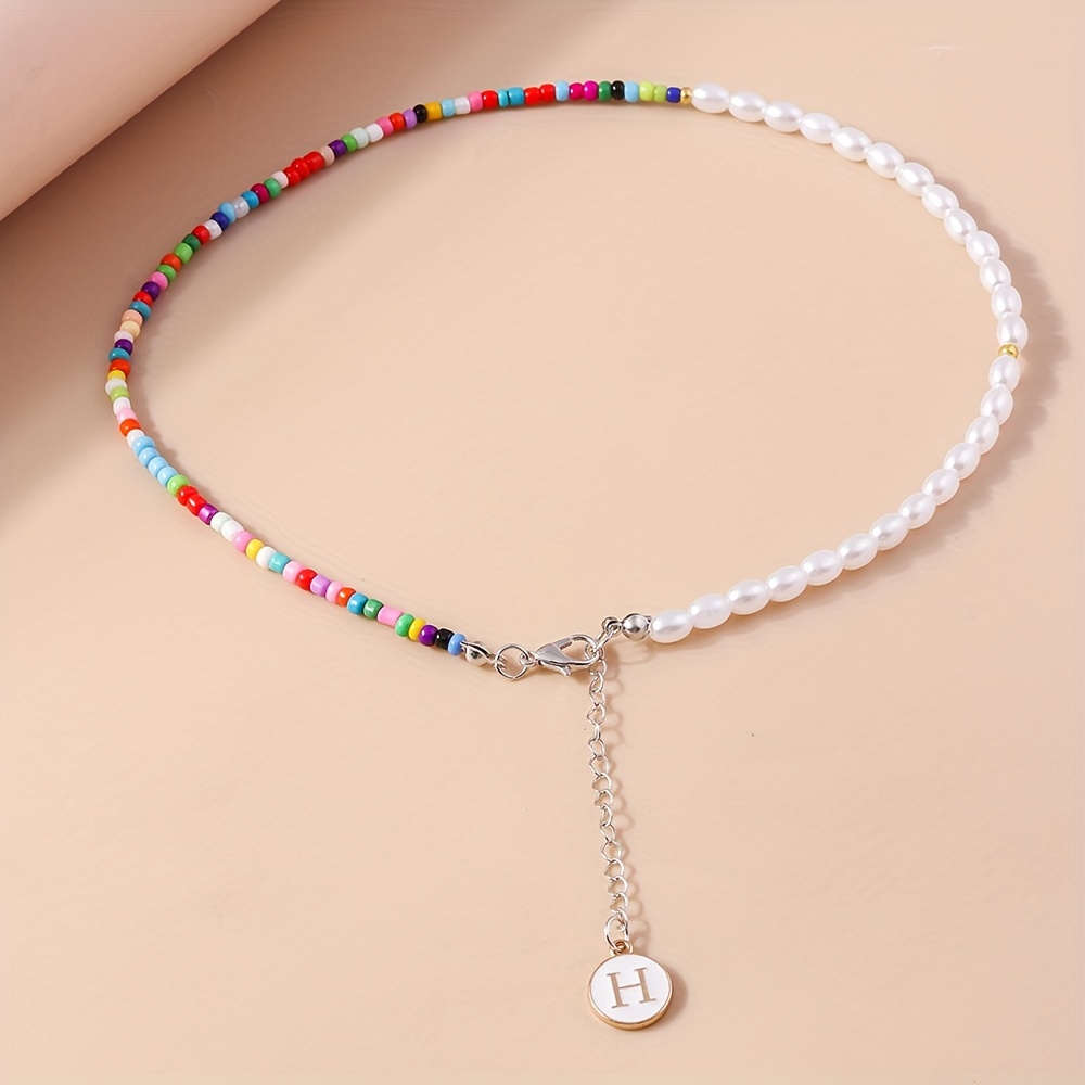 Collier De Perles De Riz Et Argent Sterling | Mathieu