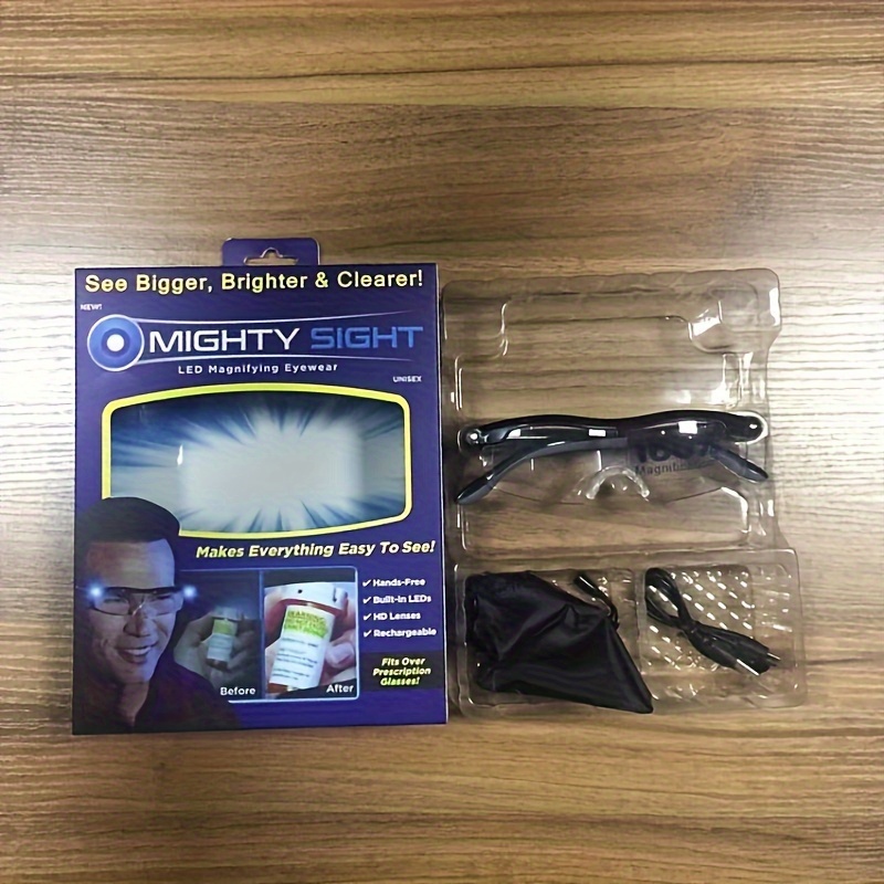Mighty Sight Magnifying Eyewear, LED, Unisex
