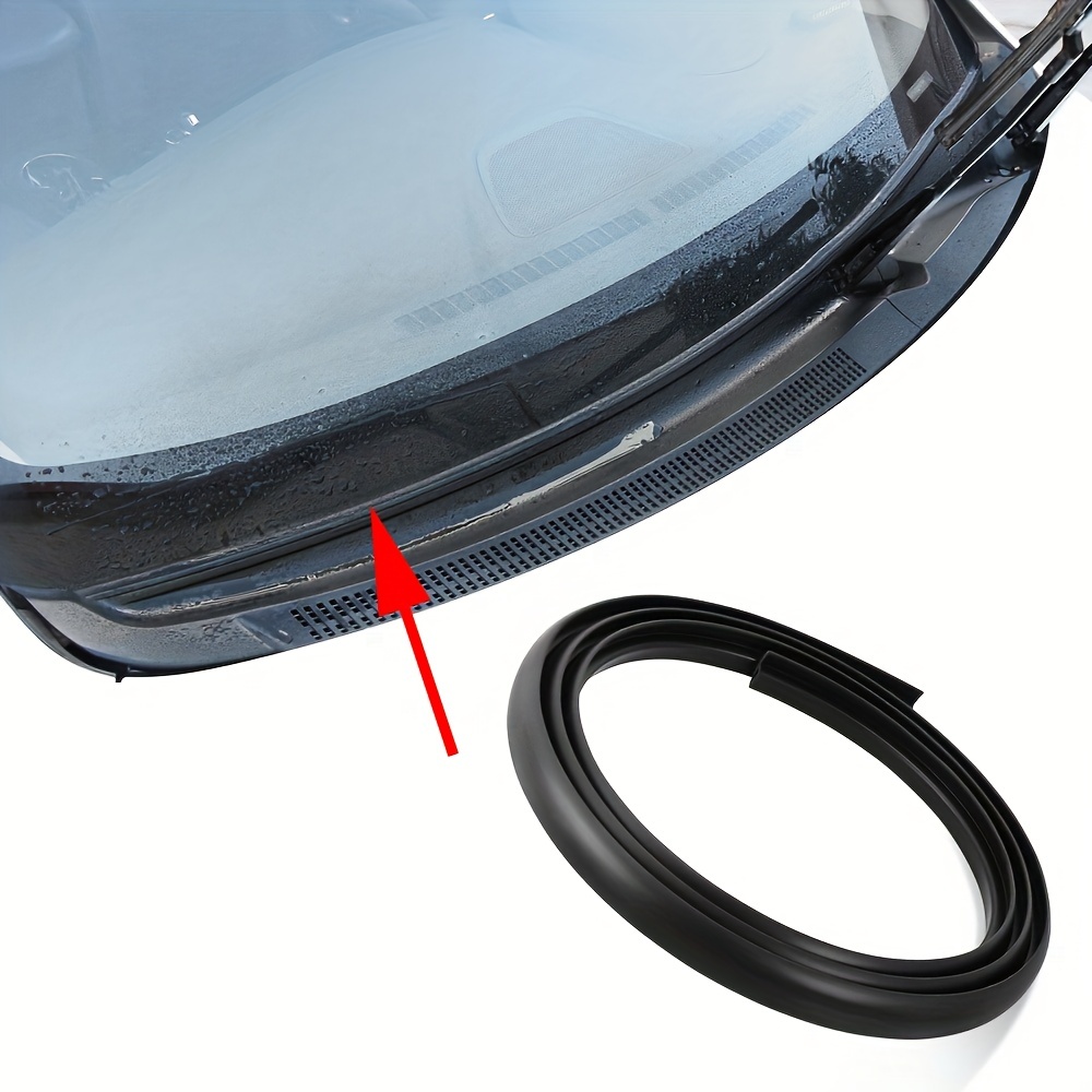 Universal Car Windshield Rubber Seal, Front Rear Windshield Sunroof Seal  Strips Dustproof Sealing Strip For Auto Car Dashboard Windshield