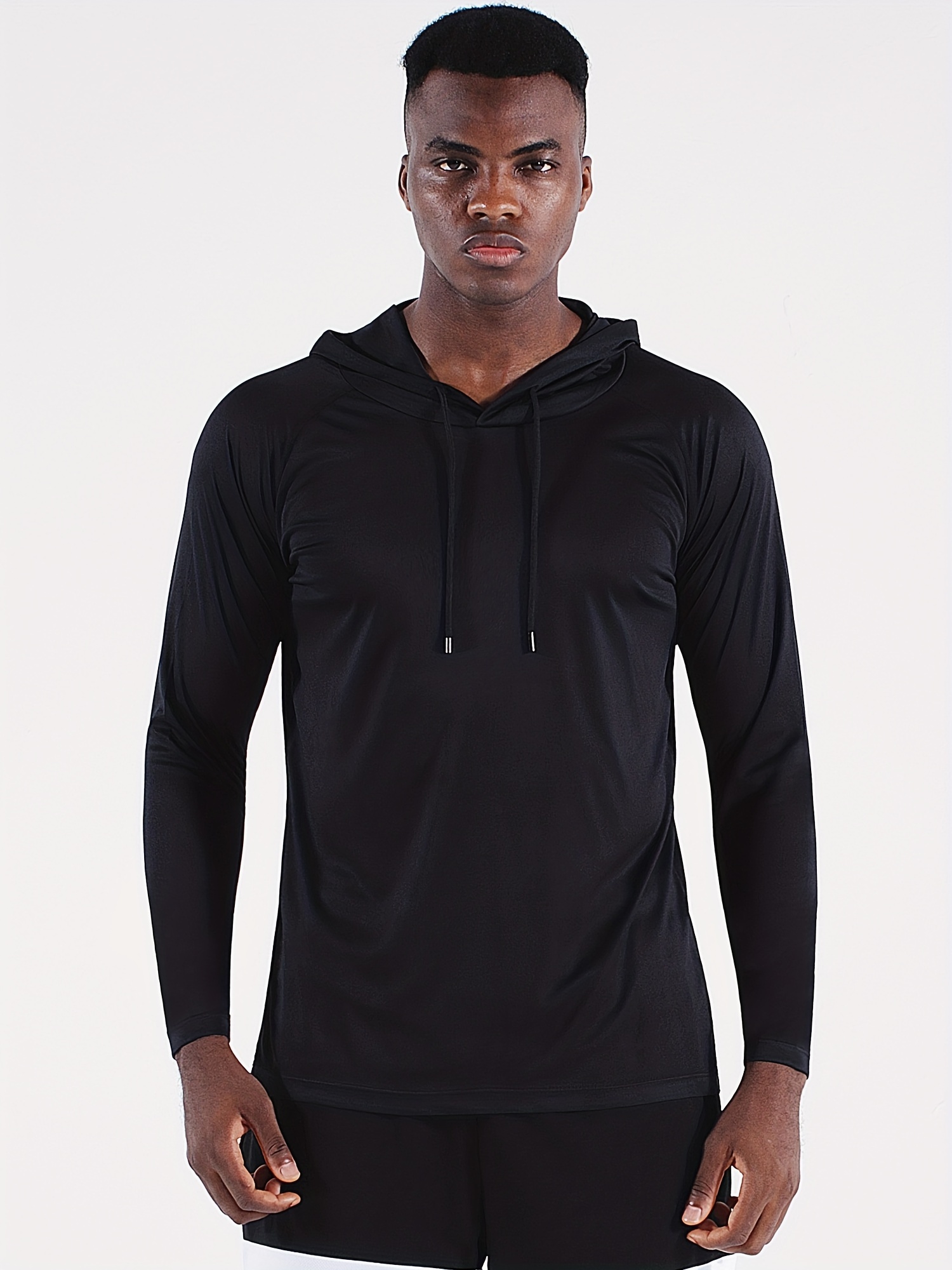 Long-Sleeve Compression Hoodie // Black (S) - Lights Out - Touch of Modern