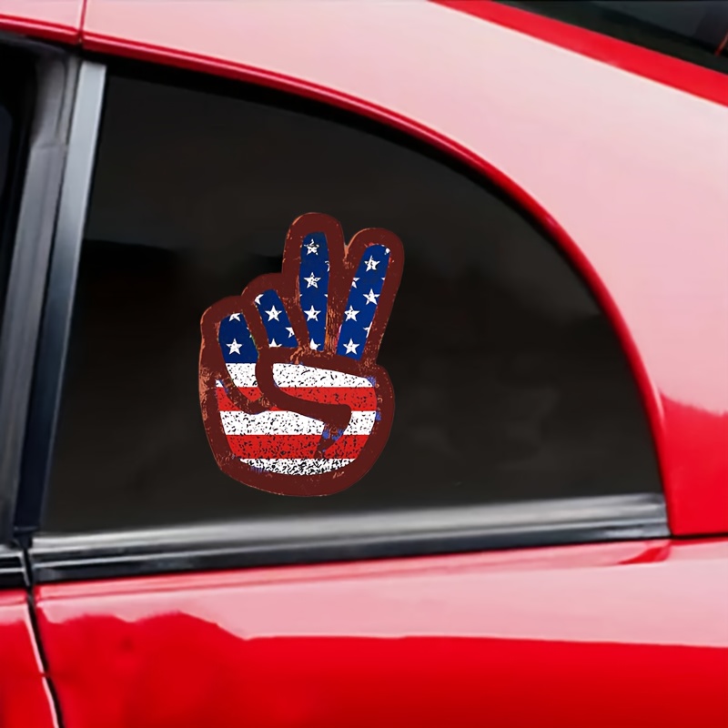 Calcomanias De Vinilo Para Autos Carros Coches Banderas Americana
