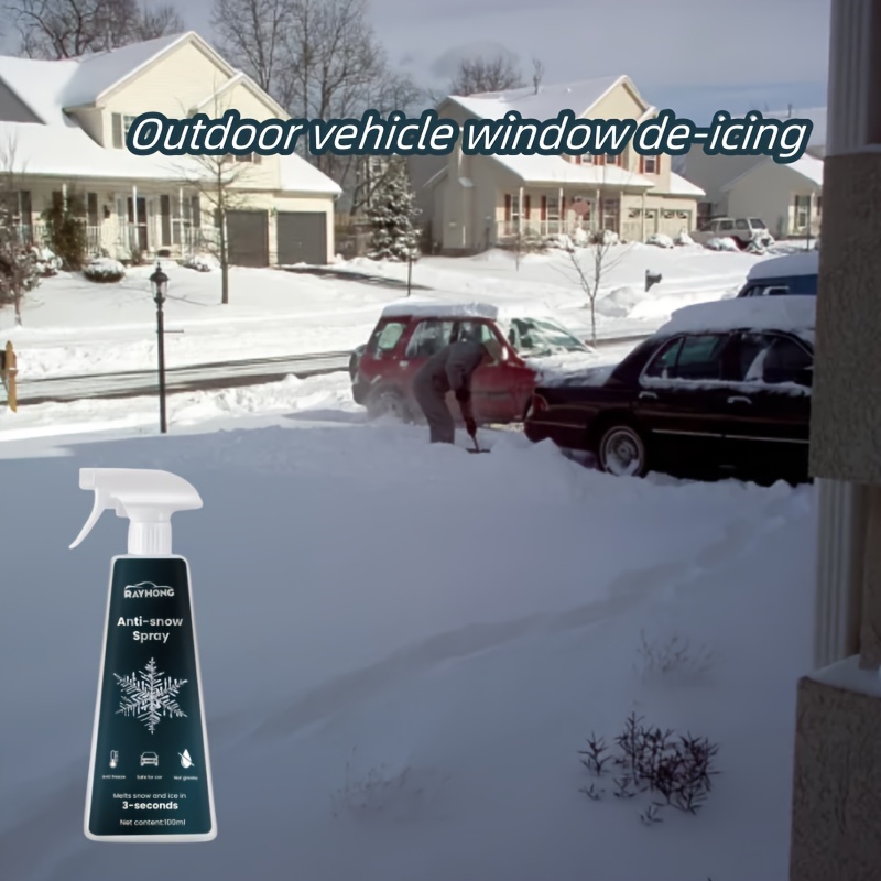 Car De-Icing Spray Deicing Agent Windshield Ice Remover Defroster