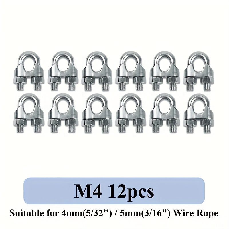 Stainless Steel Wire Rope Cable Clamp Pliers 4 Sizes