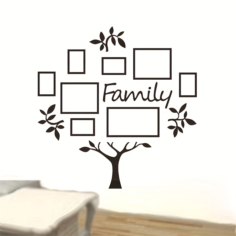 Acrylic Photo Frame Wall Stickers for Home Decor