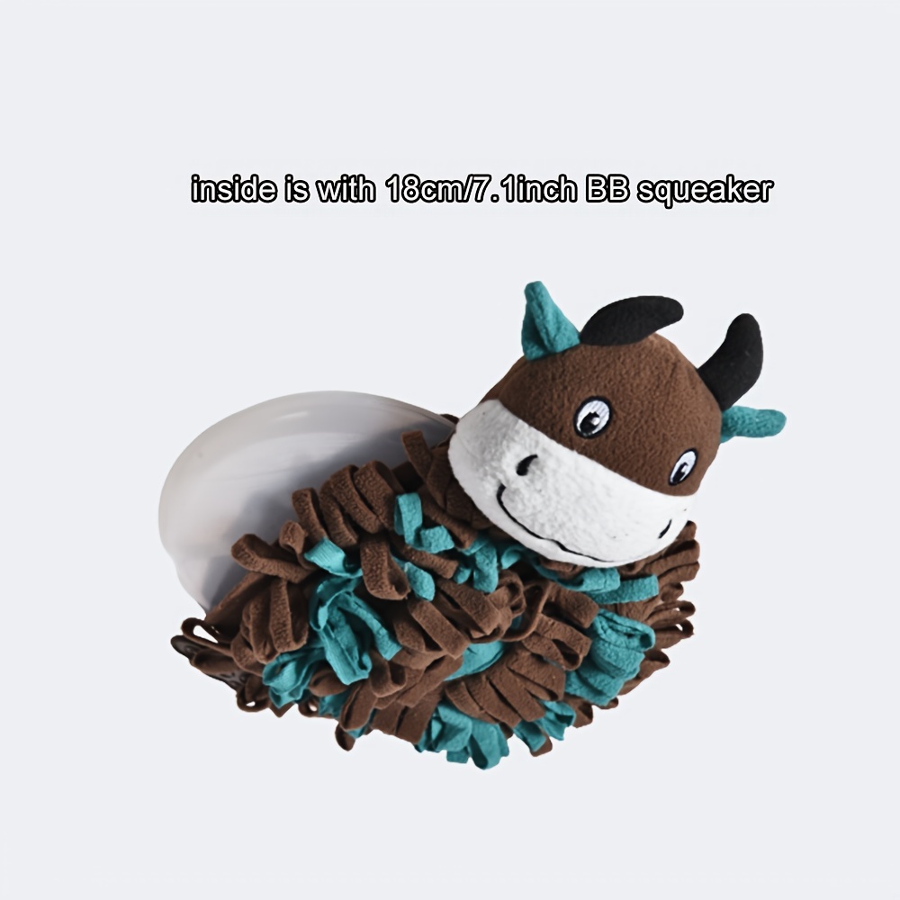 Dog Snuffle Toy Slow Feeder ,Squeaky Pet Sniffing Toy ,Puzzle Dog Small  Medium Large Dogs, Treat Foraging, Puppy release Game 