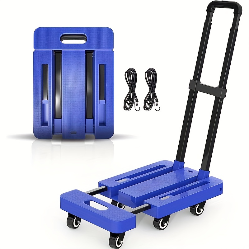 Carrito plegable de aleación de aluminio para estudiantes, mochila de 2  ruedas, carrito de mano para viaje, Bolsa Escolar