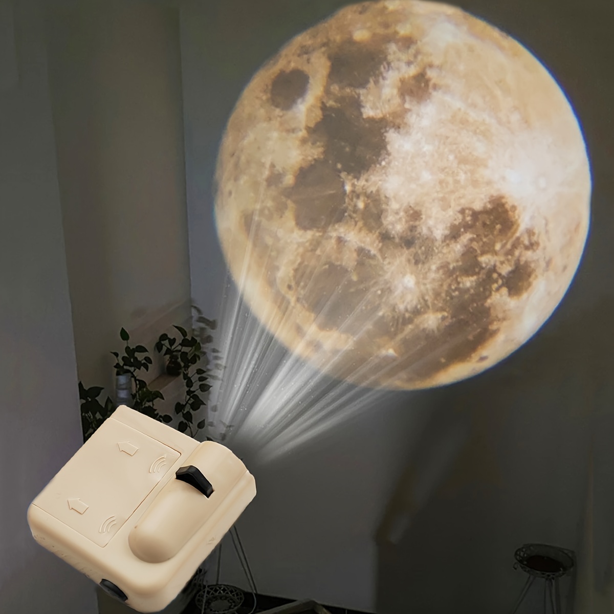 Terre Lune Lampe de Projection Star Projecteur Planète Arrière