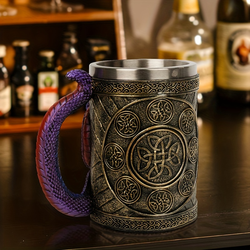 Dragon Beer Mug Stainless Steel Resin Coffee Mug Coffee Cups - Temu