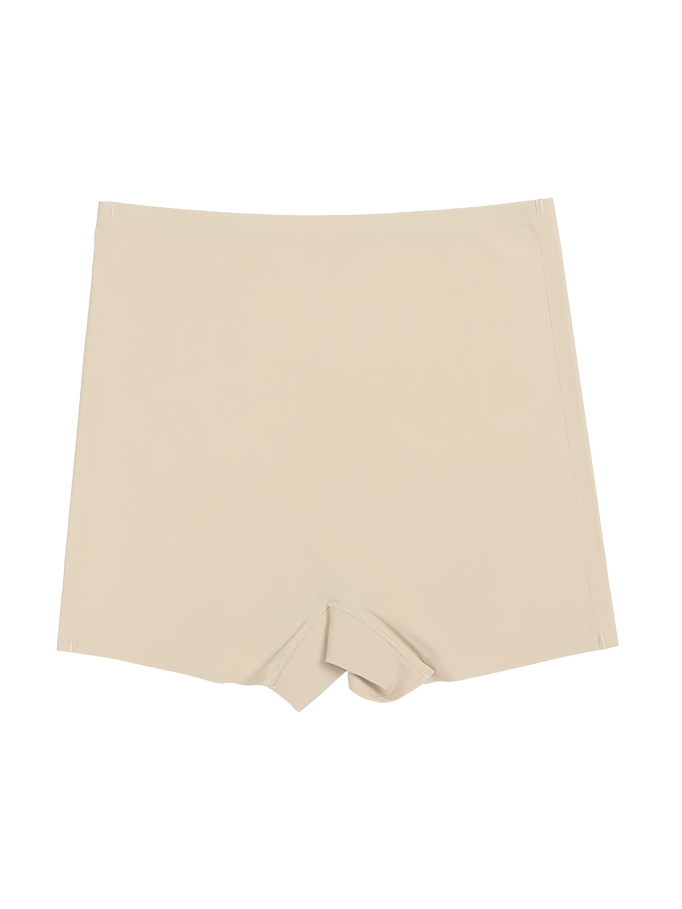 Solid Seamless Boyshorts Panties Soft Comfy High Waist - Temu