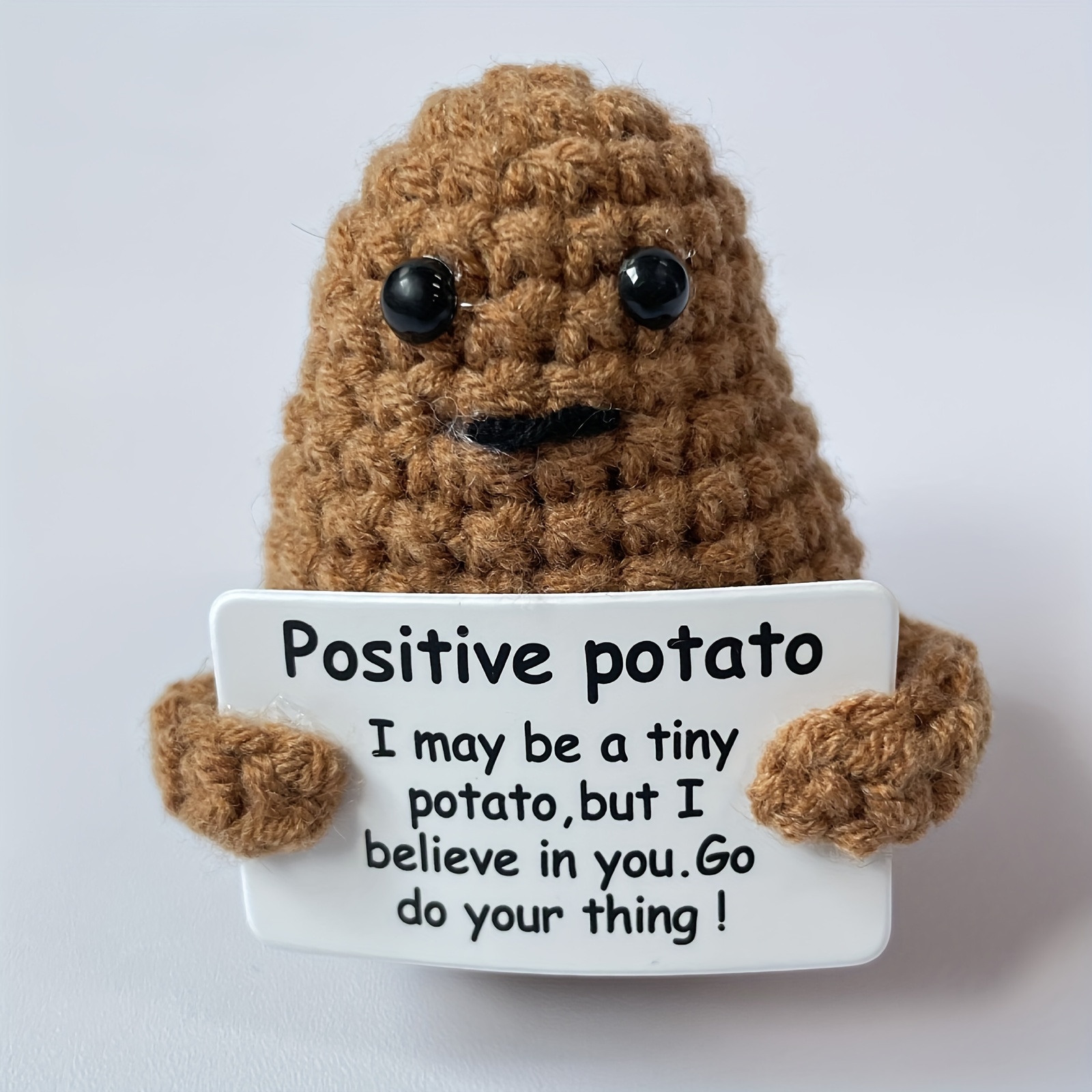 Positive Potato Crochet Knitted Ornament - Dear Cece