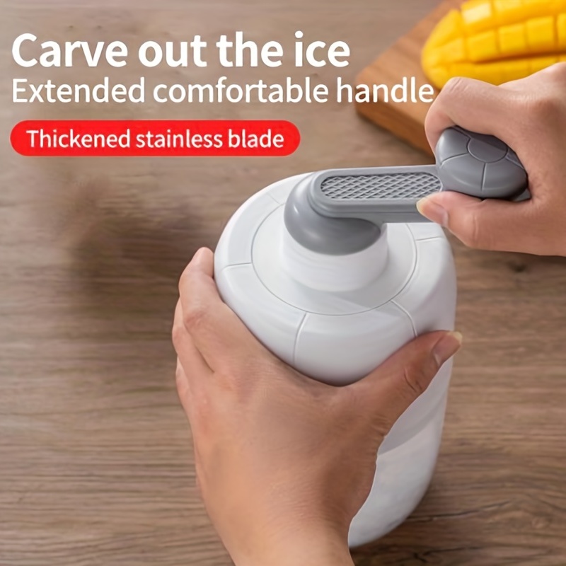 Portable Manual Ice Crusher Shaved Ice Machine Kitchen Bar - Temu