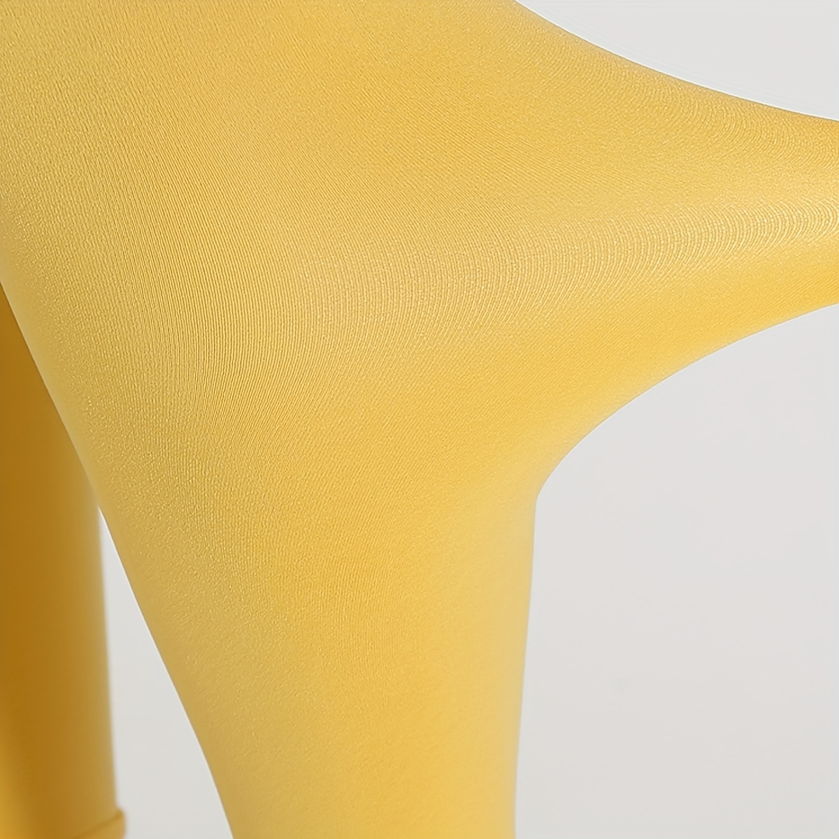Plus Size Casual Leggings Stockings, Women's Plus 100D Solid Nylon High Rise Stretchy Tights For 0XL-3XL
