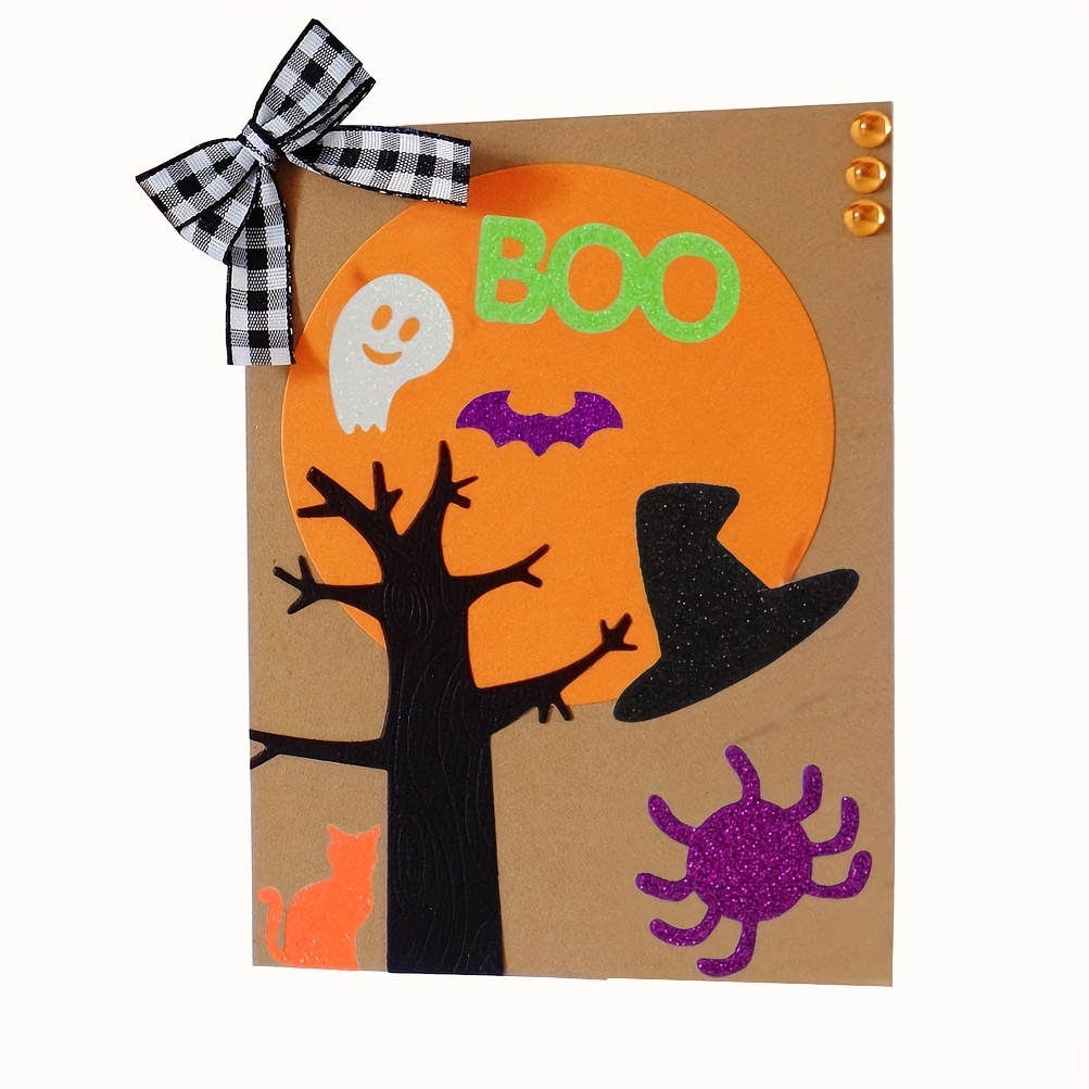 Diy Halloween Party Decoration Cartoon Foam Stickers Self - Temu