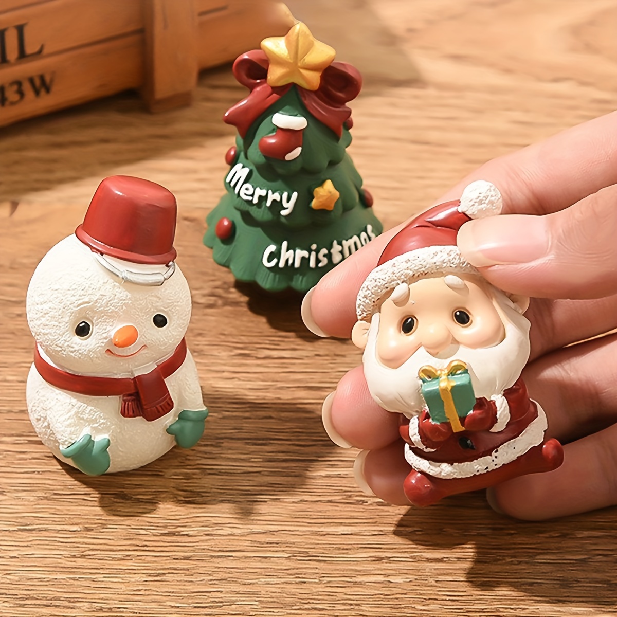 Miniature maison de poupée Kit chambre de Noël  Mini décoration de maison  de Noël-Bricolage-Aliexpress