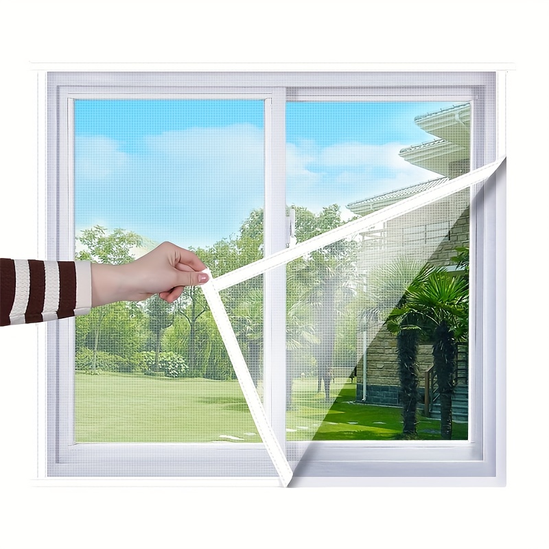 1 ensemble rideau en maille de moustiquaire de fenêtre bord - Temu Canada