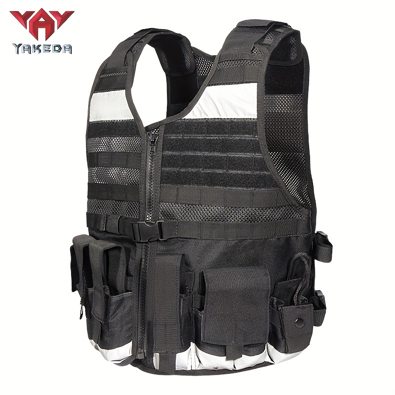 AYAY YAKEDA Gilet tactique Molle modulaire amovible pour jeux Airsoft