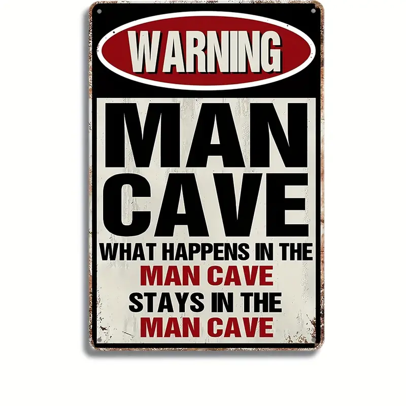 Funny Metal Garage Signs For Men Perfect Gifts For Home - Temu