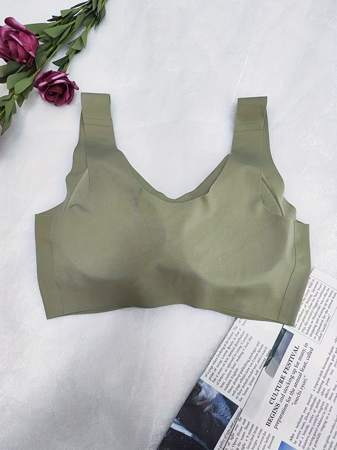 shoppers say this seamless wireless bralette is comfortable enough  to wear all day everyday