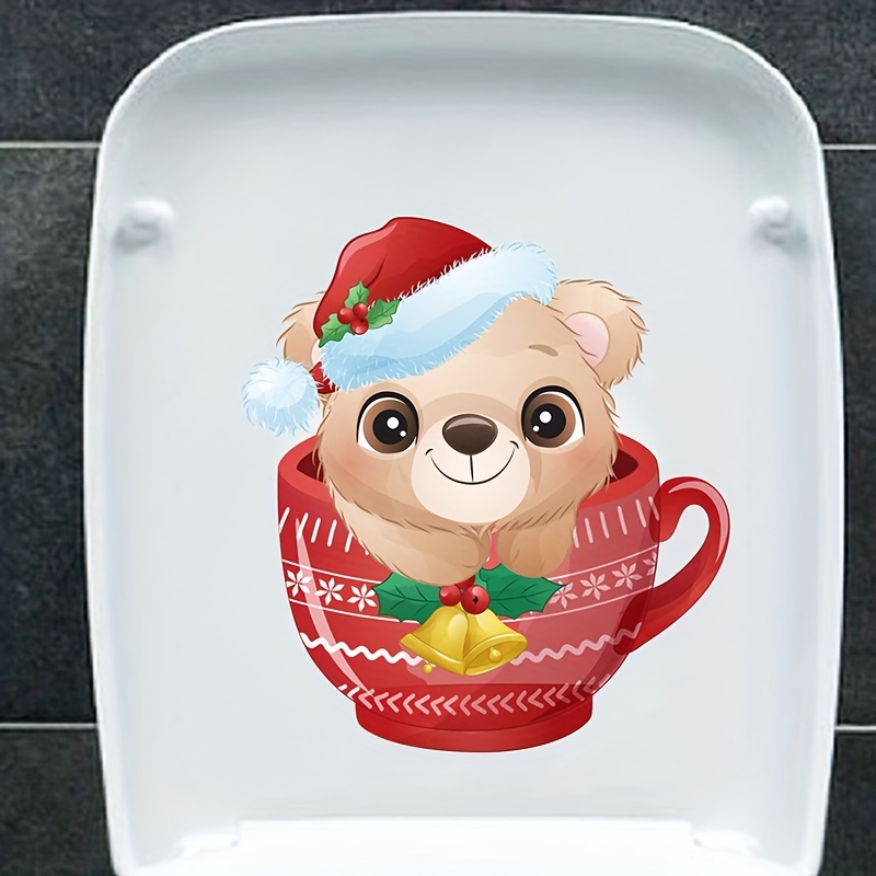 Christmas Toilet Seat Sticker, Merry Christmas Snow Man Xmas Toilet Lid Set  Cover, Removable Decal Paper Decor Sticker, Bathroom Accesssories,  Christmas Decoration, Cute Aesthetic Stuff, Cool Gadgets, Unusual Items -  Temu