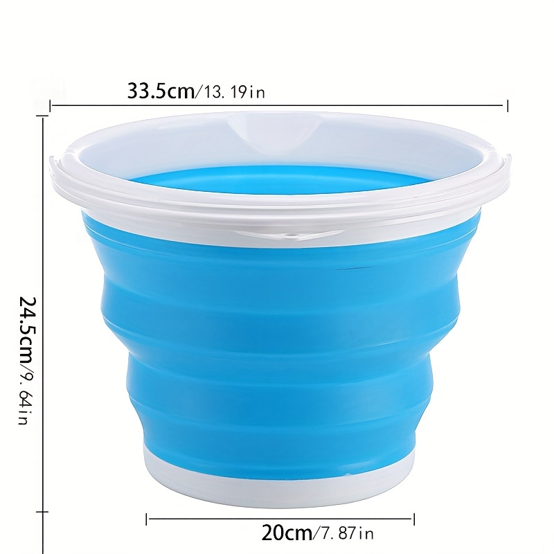 Collapsible Bucket With Handle, Household Cleaning Bucket, Mop Bucket  Folding, Foldable Portable Small Plastic Water Bucket, For Outdoor Garden  Camping Fishing ( /2.6gallon) - Temu