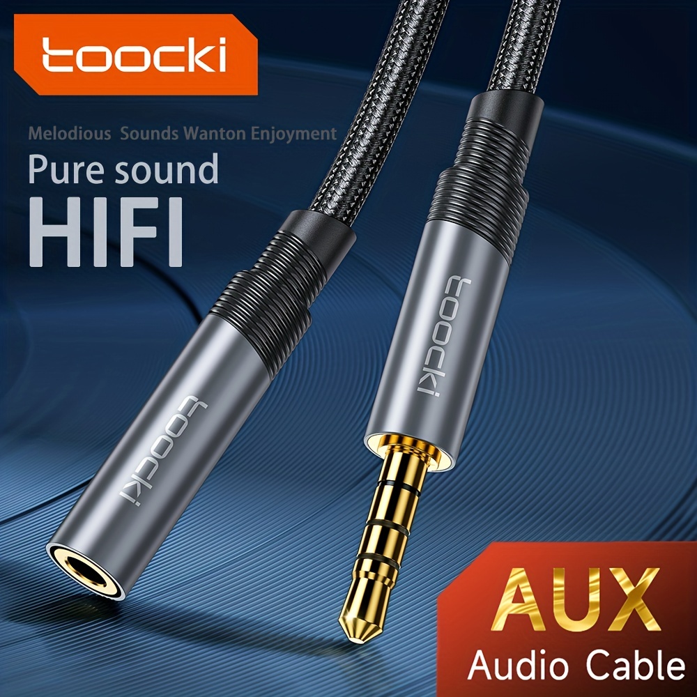 3.5 Cable Extensión Audio Cable Audio 3.5 Mm Macho Hembra Cable Extensión  Auriculares - Tecnología - Temu