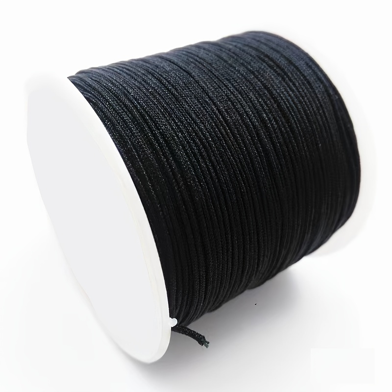 50m/ロット 0.8mm diy 手作りロープ編組糸ブレスレットロープ