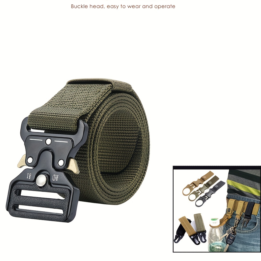 Military grade Tactical Belt Heavy duty Quick release Metal - Temu