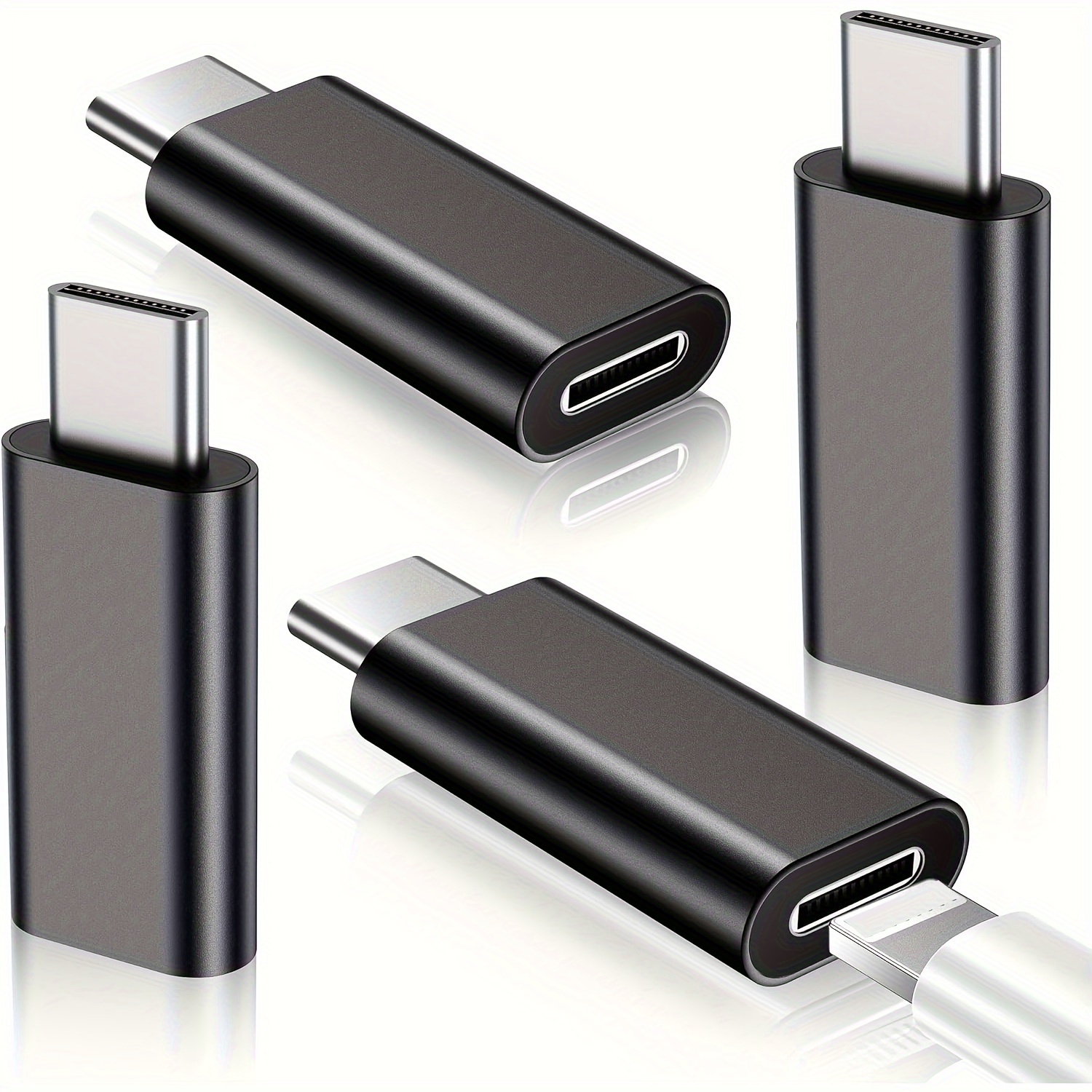 Adaptador USB C a Lightning PD de carga rápida USB C hembra a Lightning  Macho Tipo-C Cable a Lightning Converter transmisión de datos (paquete de  3)