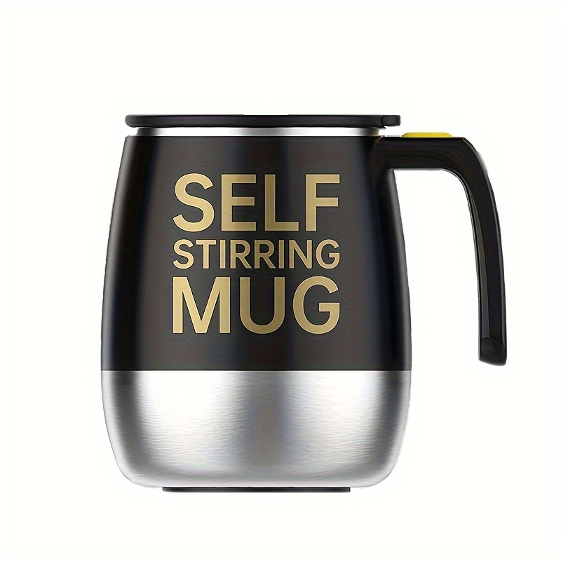 Self-stirring Mug - Stainless Steel Liner For Coffee, Milk, And