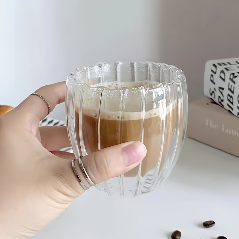 1pc, Expresso Cup, Double-Wall Insulated Glasses Cup Coffee Cup