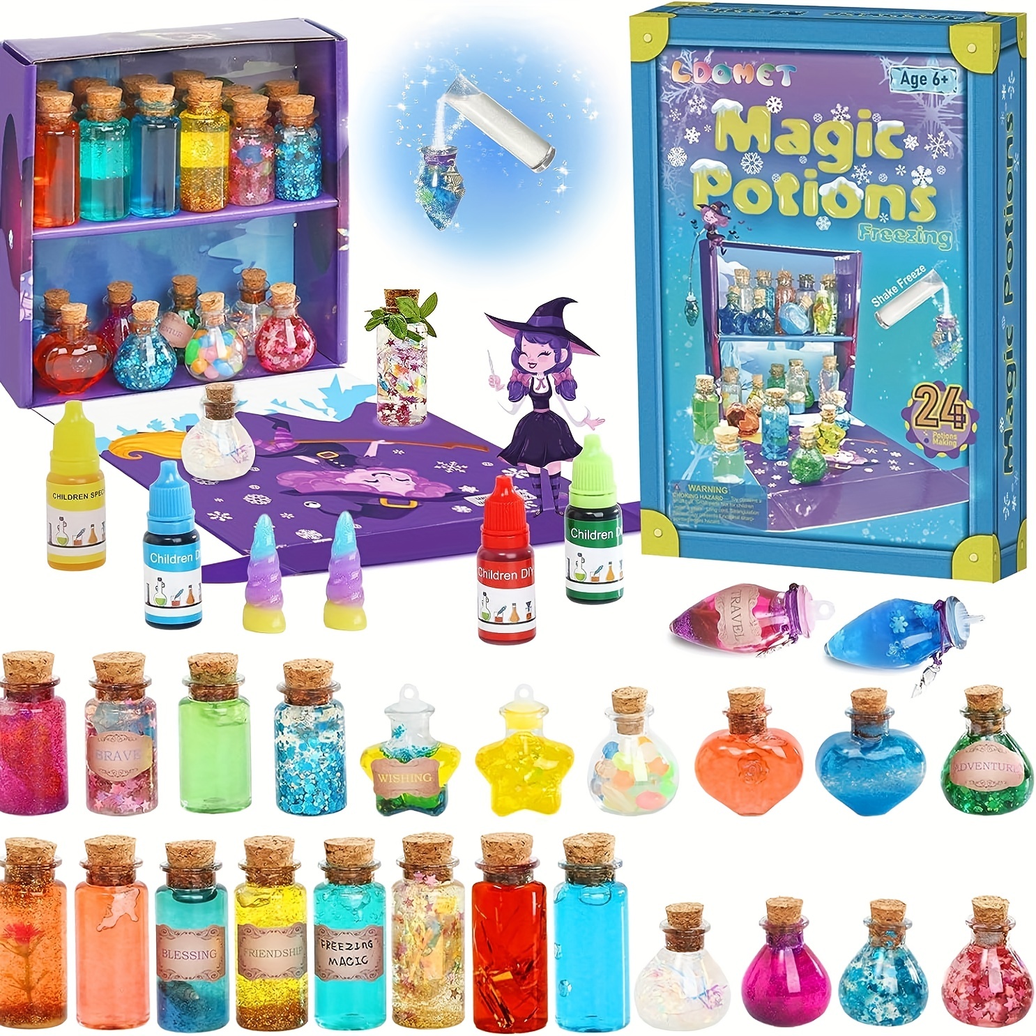 Subtail Pozioni Magiche Bambina - Kit Per Pozioni Fatate Lavoretti