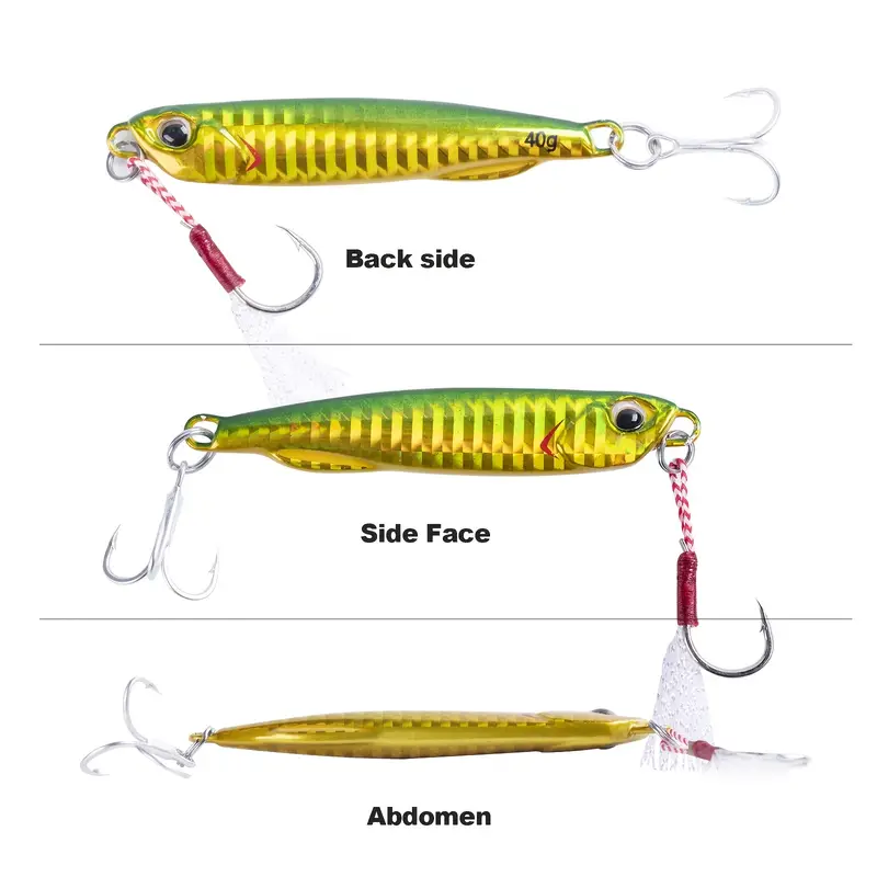 Fishing Jigs 3d Eyes Increase Catch Rate Saltwater - Temu Canada