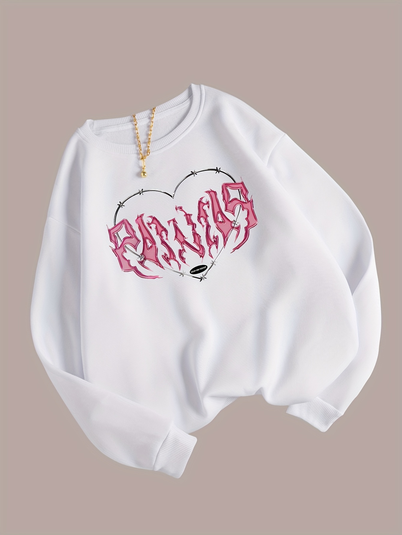 Victoria's Secret Pink Crew Neck Pullover Sweatshirt