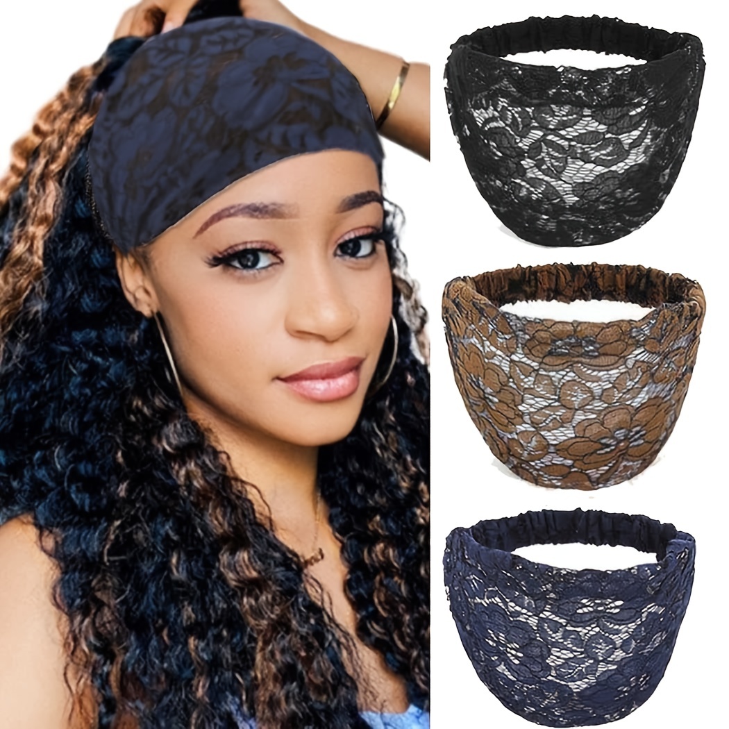 8Pcs Metal Hair Band for Men Women Headband Thin Black Wavy Hair Head Band  suit for Long Curly Hair for Home,Outdoor,Sport and Yoga 