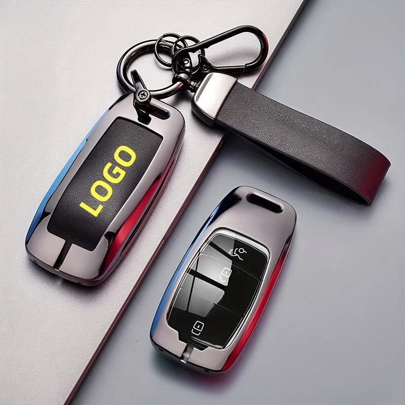 Auto Schlüsselanhänger Abdeckung Smart Zinklegierung Schlüsselabdeckung,  passend für Mercedes Benz W203 W204 W212 C180 GLK300 CLS CLK CLA SLK CSE