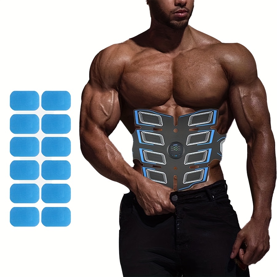 Abdominales Electroestimulacion, Electroestimulador Muscular Abdominales,  EMS Estimulación, Cinturón Muscular Abdominal, Estimulación Muscular para Fo