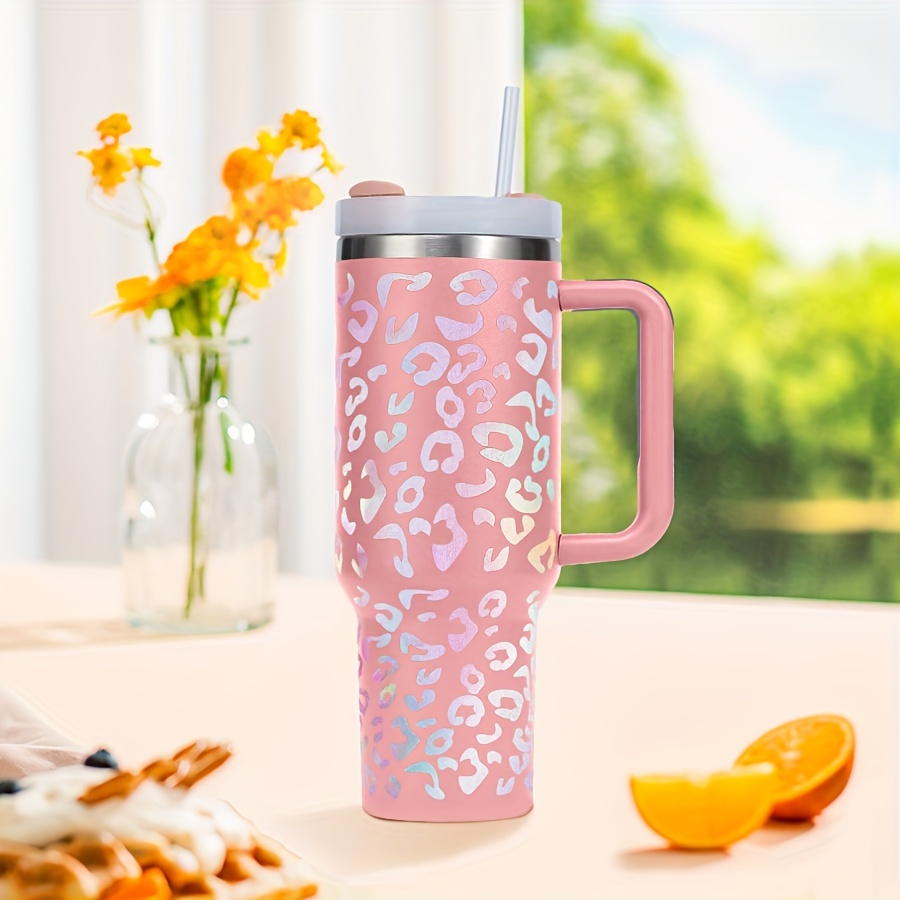 Leopard Tumbler Light Pink