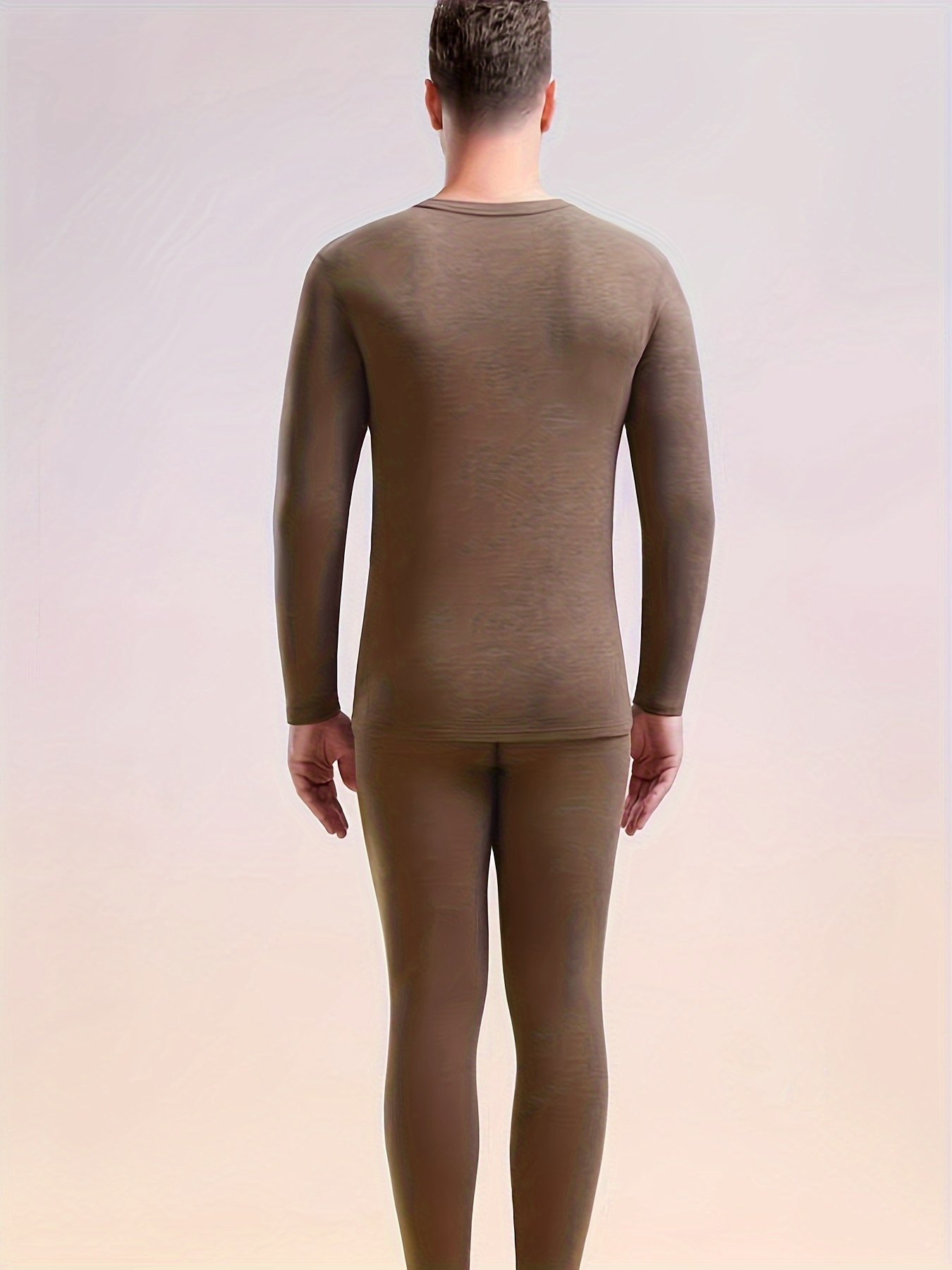 Thermal Underwear for Men Thin Fleece Lined Thermals Men's Base