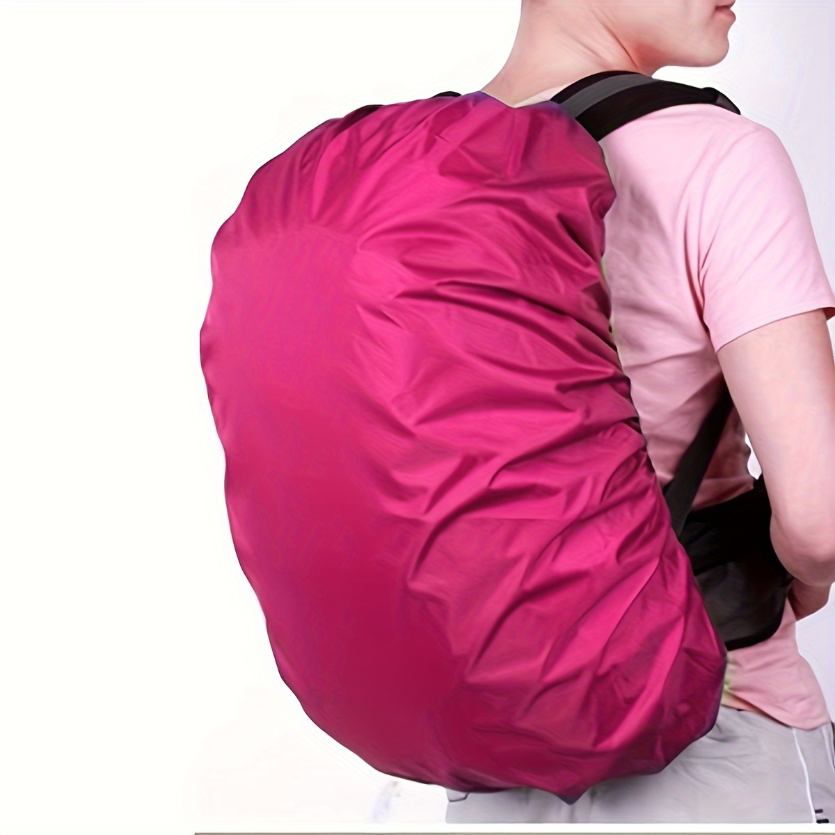 TEMU 1pc Outdoor Mountaineering Backpack Rain Cover, Cycling Waterproof Dust Cover