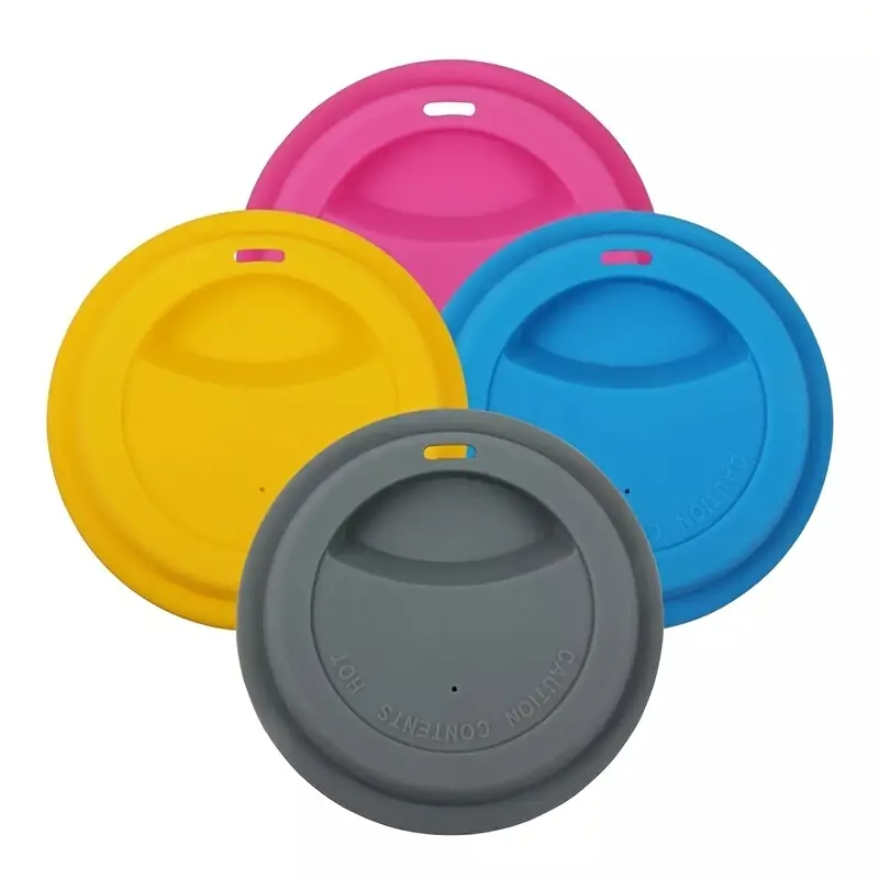 Silicone Drinking Lid Spill proof Cup Lids Reusable Coffee - Temu