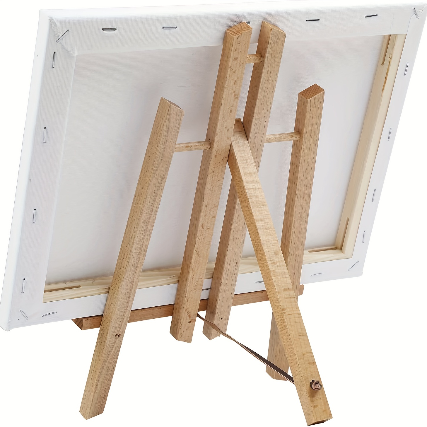 Meeden 12 Pack 12 Inch Tabletop Easels, Small Beech Wood Display