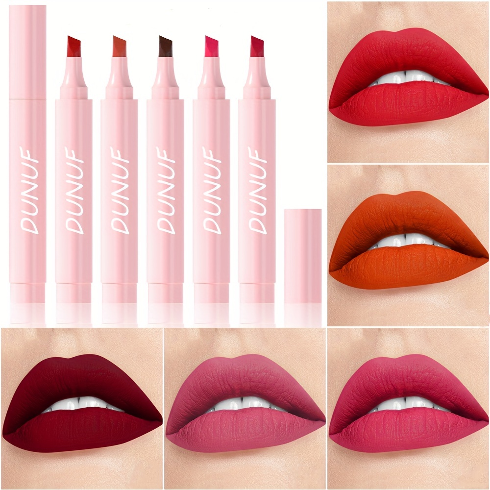 Lucoss Rossetto e Matita Labbra Abbinate,Set Rossetti Matite Lunga Durata  Opaco,Rossetto con Matita Abbinata,Matita Labbra Impermeabile Tinta Labbra  Lucidalabbra Matte,Lip Gloss + Lip Liner Set : : Bellezza