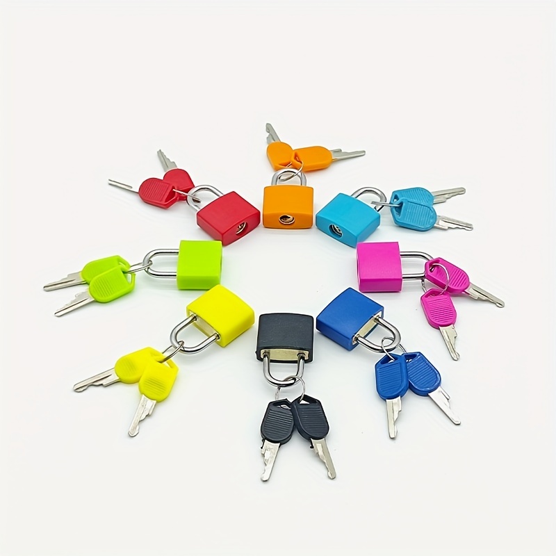 Small Locks With Keys For Luggage Backpacks For - Temu