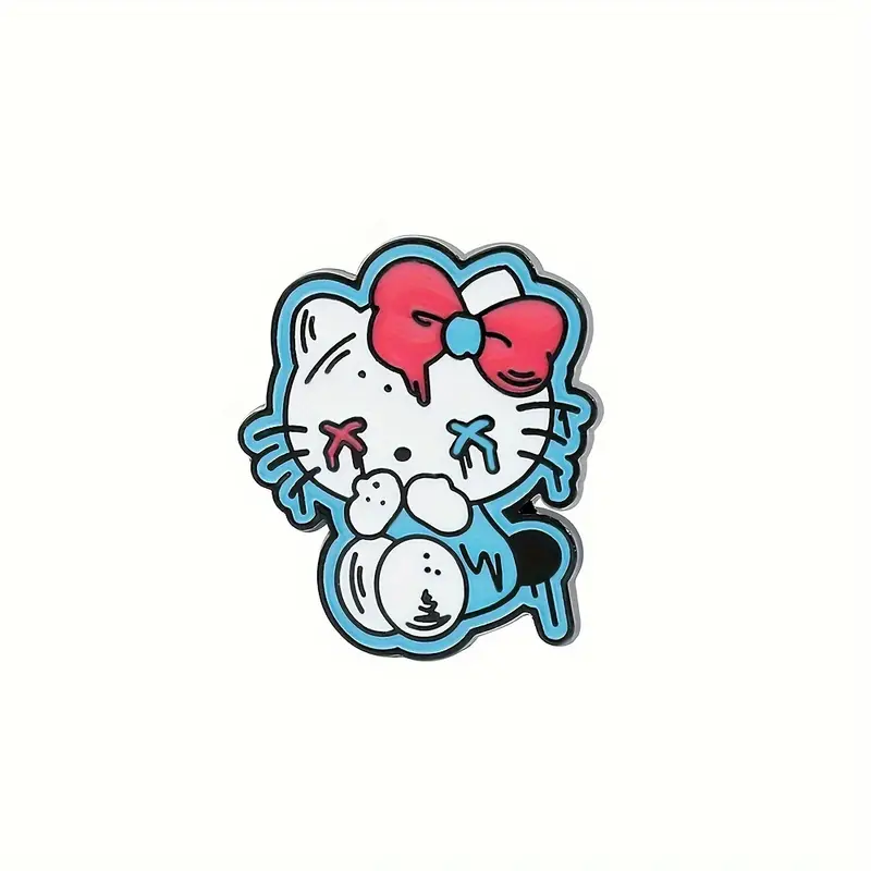 Kawaii Anime Hello Kitty Kuromi My Melody Brooch, Funny Gothic