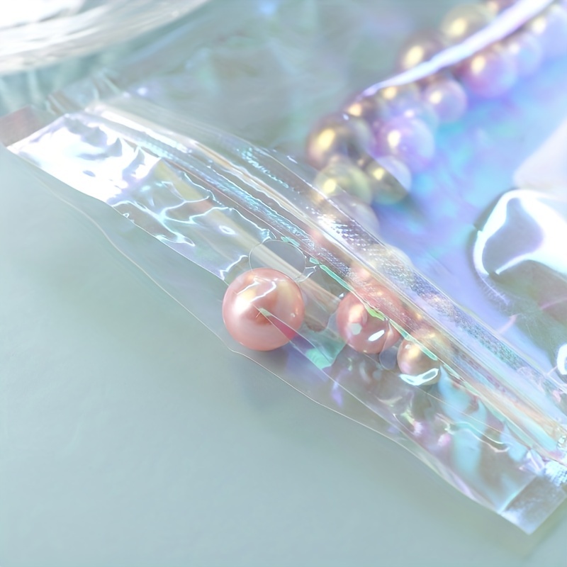 Rainbow Film Self sealing Bag Laser Bag Jewelry Bracelet - Temu