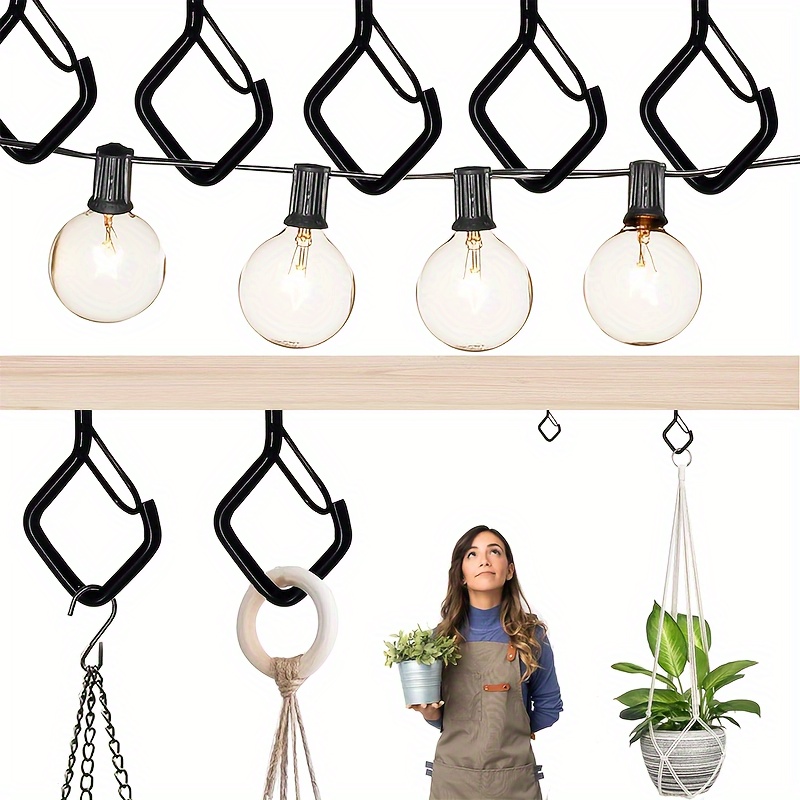 Wall Hooks For Hanging Lights - Temu