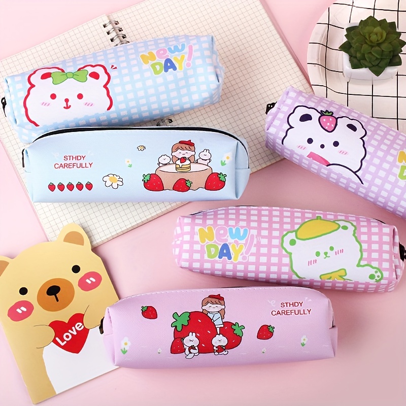 1pc Cute Kawaii Pencil Case, Creative Milk Pencil Bag For Kid, Portable  Pencil Holder, Novelty Item Stationery Coin Purse Storage Bag, Back To  School Stuffs