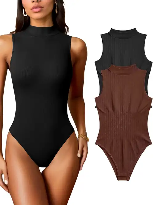 Women's Sexy Solid High Stretch Workout Rompers, Backless Sleeveless Tank  Top Ribbed Sport Jumpsuit, Workout Summer Bodysuit - Temu Denmark