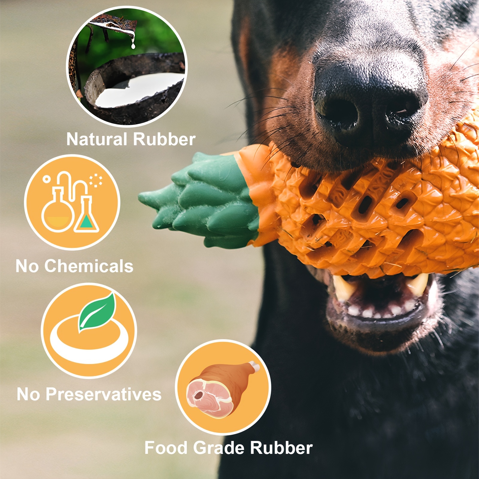 Indestructible Dog Toys For Large Breeds Tough Chew Toys For - Temu