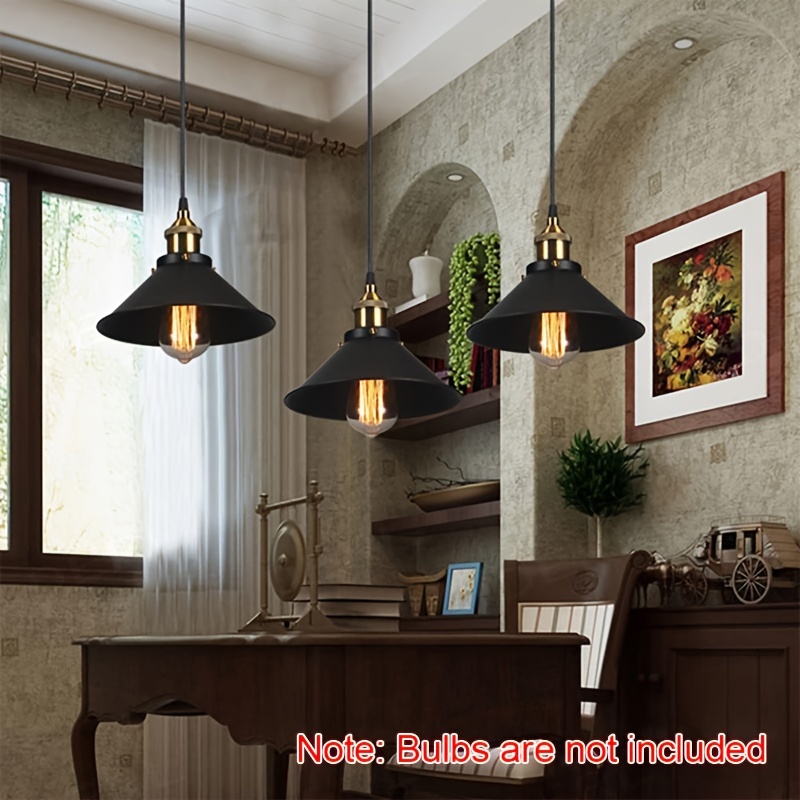 Industrial Pendant Light E27 Base Vintage Retro Fixture